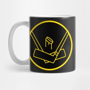 ICE HOCKEY STICK PUCK BATTLE Mug